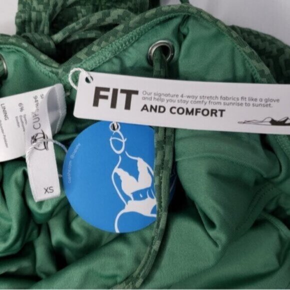 New Cupshe One Piece Monokini Swimsuit Green Women's Size XS - Picture 8 of 12